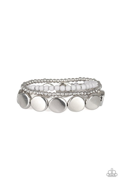 Beyond The Basics - Silver Bracelet Paparazzi