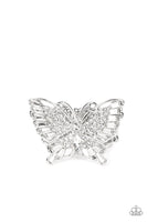 Fearless Flutter Butterfly Ring Paparazzi Life of the Party June 2022