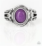 Peacefully Peaceful - Purple Ring Paparazzi