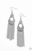 Insane Chain - Silver Earrings Paparazzi