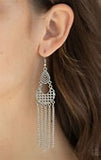 Insane Chain - Silver Earrings Paparazzi