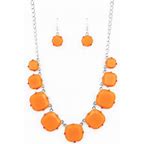 Prismatic Prima Donna - Orange Necklace Paparazzi