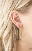 This Is My Tribe - Brass Earrings Paparazzi